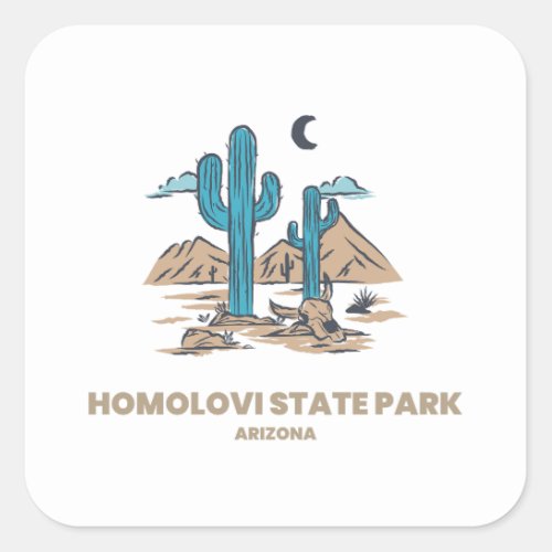 Homolovi State Park _ Arizona Square Sticker