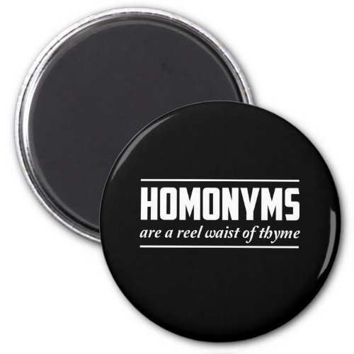 Homonyms Magnet