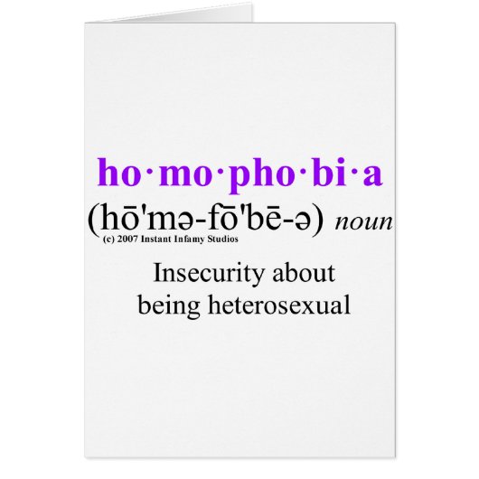 homophobia cards (Front)