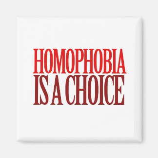 HOMOPHOBIA IS A CHOICE MAGNET