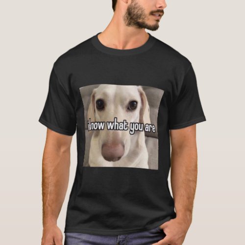 homophobic dog i know what you are Photographic Pr T_Shirt