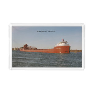 Hon James L. Oberstar acrylic tray