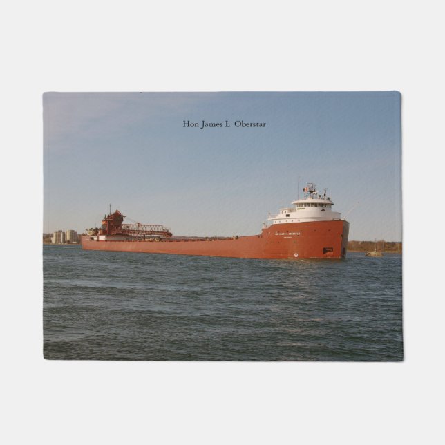 Hon James L. Oberstar door mat (Front)