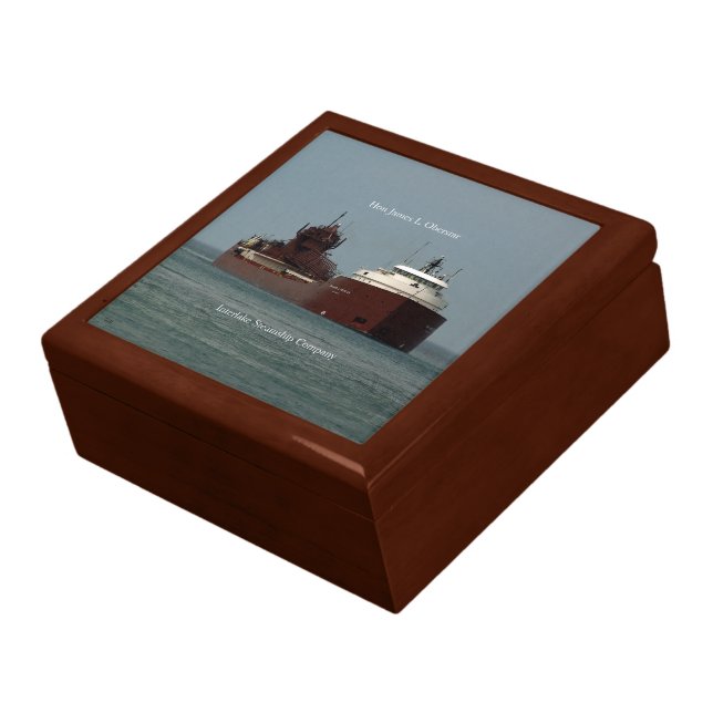 Hon James L. Oberstar keepsake box (Side)