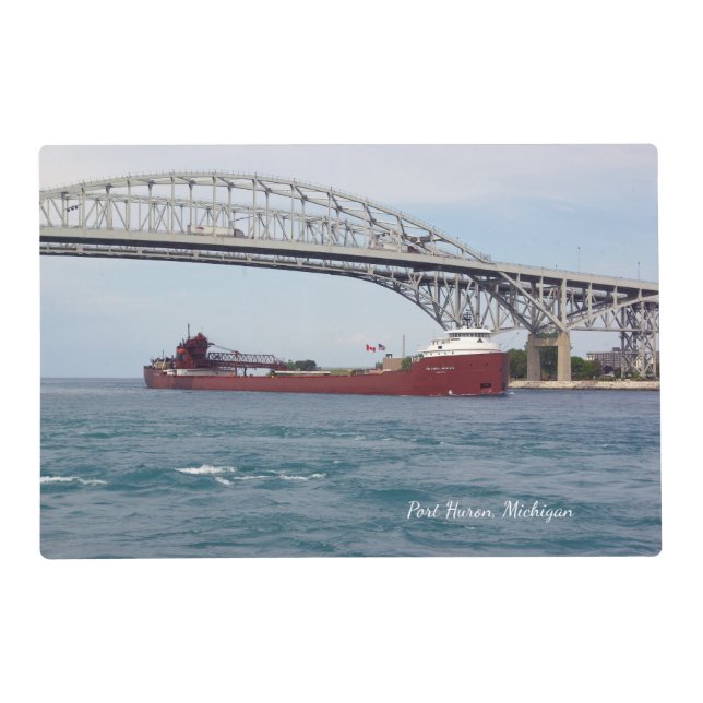 Hon James L. Oberstar laminated placemat (Front)