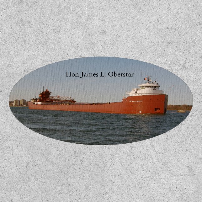Hon James L. Oberstar patch (Front)