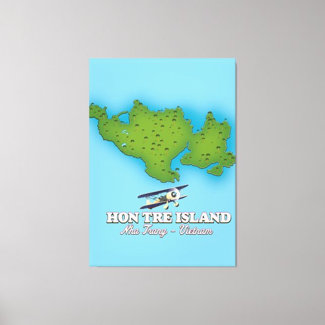 hon tre Island Vietnam Canvas Print (Front)