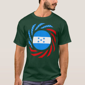 Honduran American Multinational Patriot Flag Serie T-Shirt