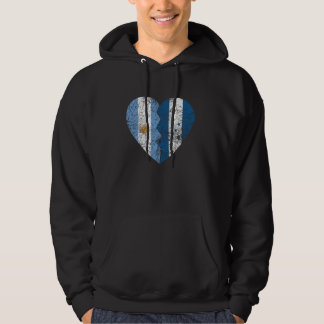 Honduran Argentinian Flags Heart Argentina Hondura Hoodie