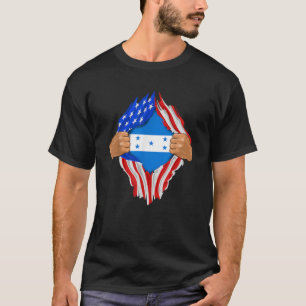 Honduran Blood Inside Me Honduras Flag Gift T-Shirt