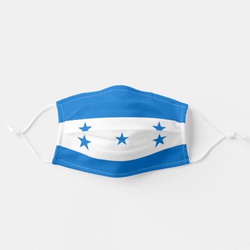 Honduran flag adult cloth face mask