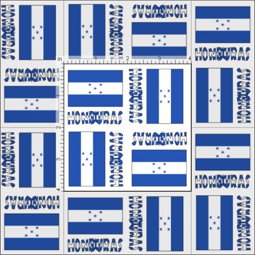 Honduran Flag and Honduras Fabric