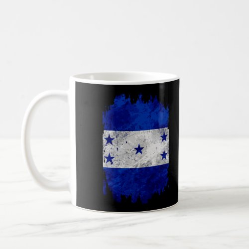 Honduran Flag Distressed Catracho Motagua Bandera  Coffee Mug
