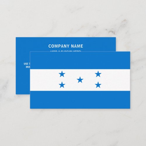 Honduran Flag Flag of Honduras Business Card