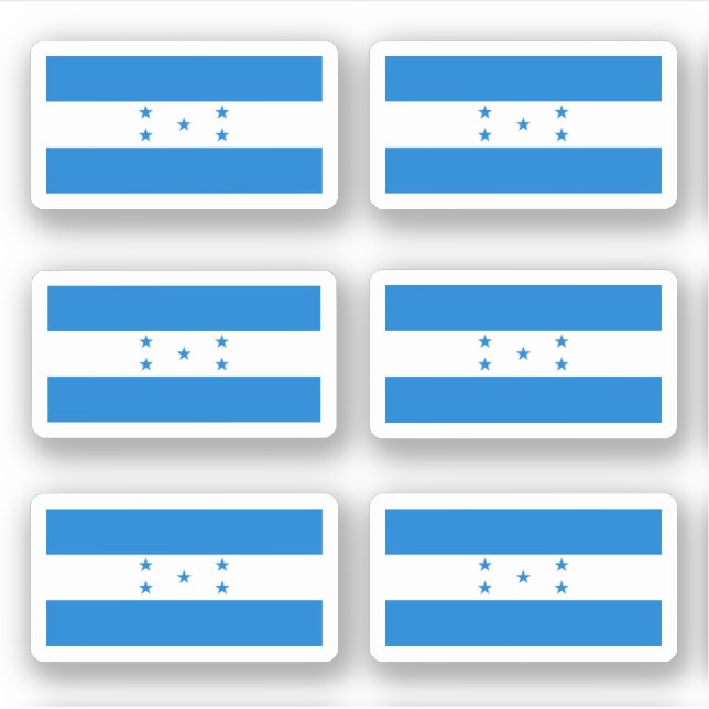 Honduran flag sticker (Front)