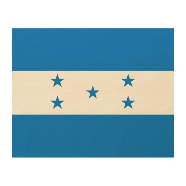 Honduran flag wood wall decor (Front)