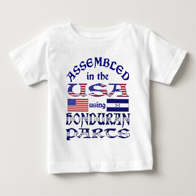 Honduran Parts Front Baby T-Shirt (Front)