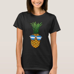 Honduran Pineapple Honduras Flag Sunglasses Summer T-Shirt