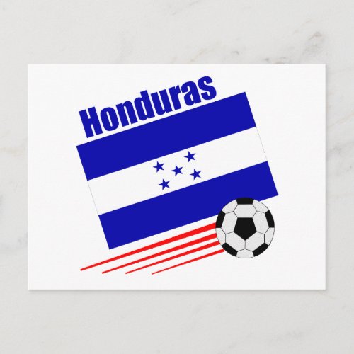 Honduran Soccer Team Postcard