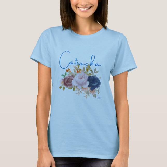 Honduras 504 Catracha Flowers 02 T-Shirt (Front)