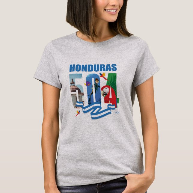 Honduras 504 Guacamaya 03 T-Shirt (Front)