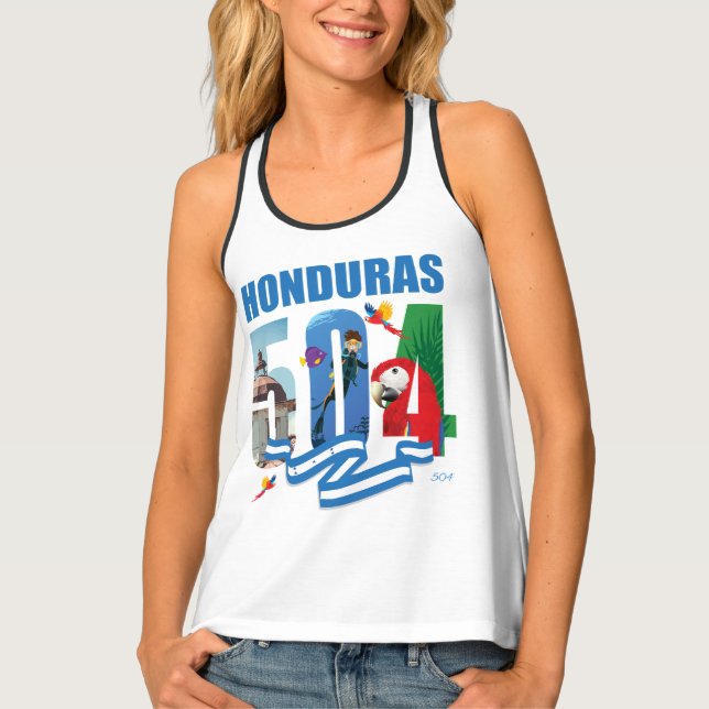 Honduras 504 Guacamaya 09 Tank Top (Front)