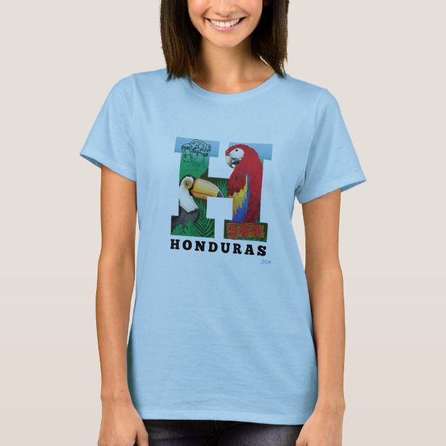 Honduras 504 H Guacamaya 04 T-Shirt (Front)