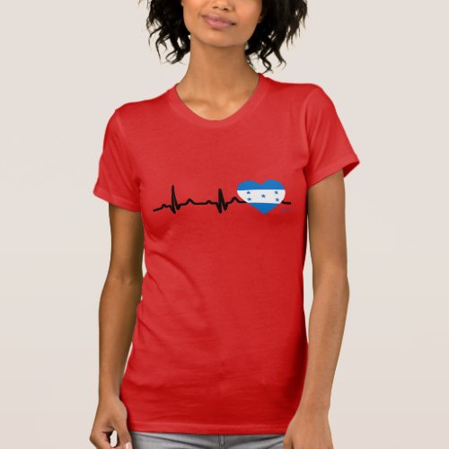 Honduras 504 Heart Beat T_Shirt