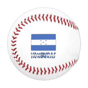 Honduras and Honduran Flag with Your Name Baseball