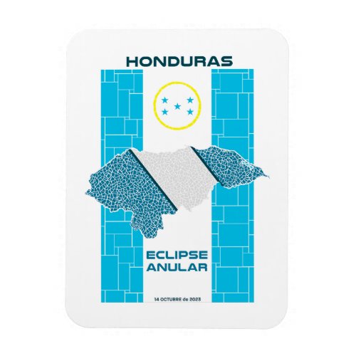 Honduras Annular Eclipse Photo Magnet