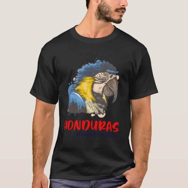 Honduras Baleada Honduran Flag Catracho Calmate Ma T-Shirt (Front)