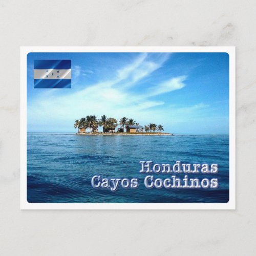 Honduras _ Cayos Cochinos _ Postcard