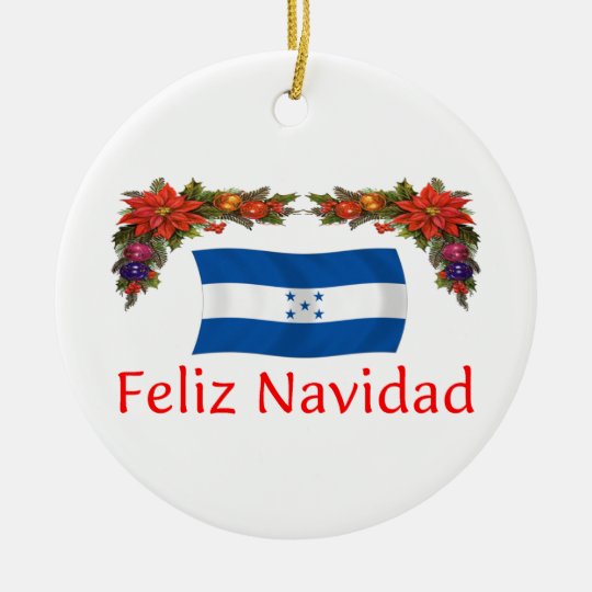 Honduras Christmas Ceramic Ornament | Zazzle.com