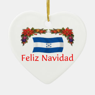 Honduras Christmas Ceramic Ornament