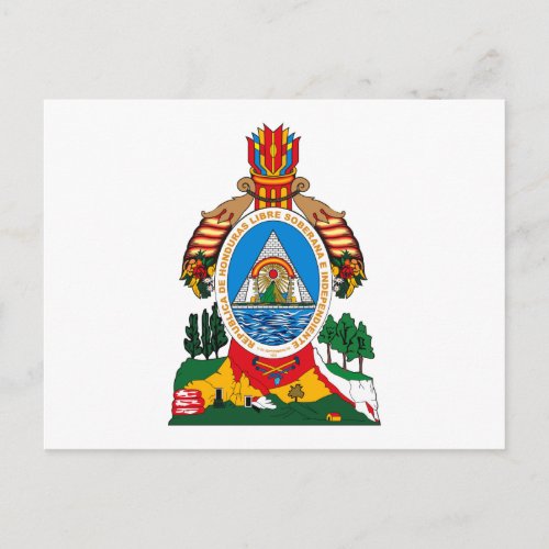 Honduras Coat of Arms Postcard