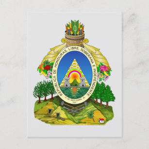 Honduras Coat of Arms Postcard