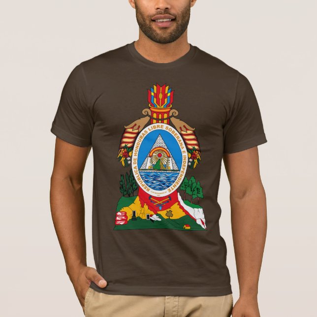Honduras Coat of Arms T-shirt (Front)