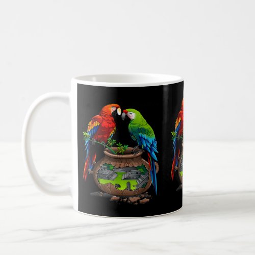 Honduras Copan maya loros  Coffee Mug