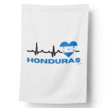Honduras Corazon Bandera de Patio House Flag
