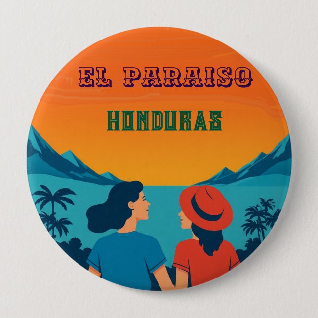  Honduras EL PARAISOtro poster Button (Front)