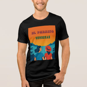 Honduras EL PARAISOtro poster Tri-Blend Shirt