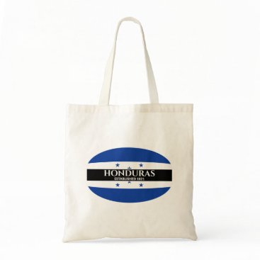 Honduras Established 1821 National Flag White Text Tote Bag Honduras Established 1821 National Flag White Text Tote Bag