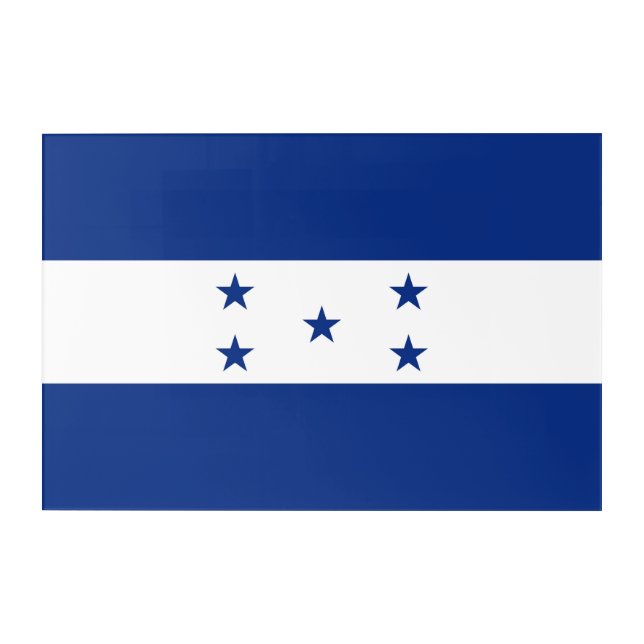 Honduras flag acrylic print (Front)