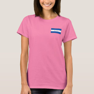 Honduras Flag and Map dk T-Shirt