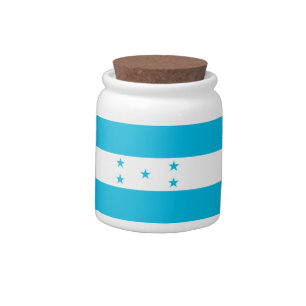 Honduras Flag Candy Jar