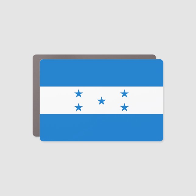 Honduras Flag Car Magnet (Front)