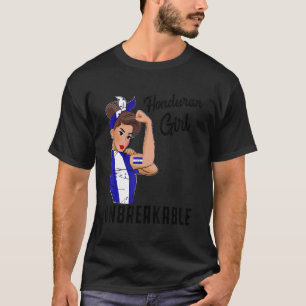 Honduras Flag Catracha Dna Hondureñas Tegucigalpa  T-Shirt