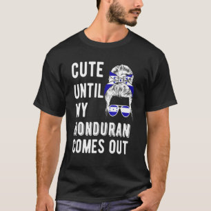 Honduras Flag Catracha Dna Hondureñas Tegucigalpa T-Shirt