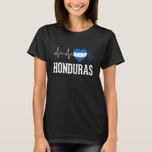 Honduras Flag Catracho Dna Hondureños Tegucigalpa  T-Shirt