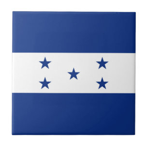 Honduras flag ceramic tile